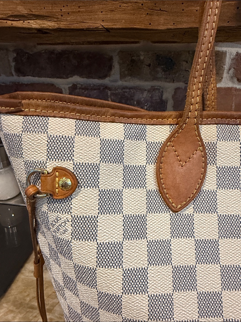 Louis Vuitton Damier Azur Tote Neverfull MM - Picture 6 of 16
